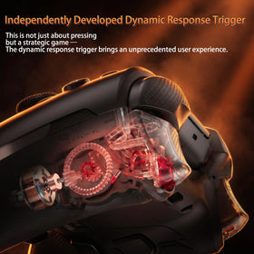 Nonbliep dynamic response trigger close-up highlighting adaptive resistance feedback