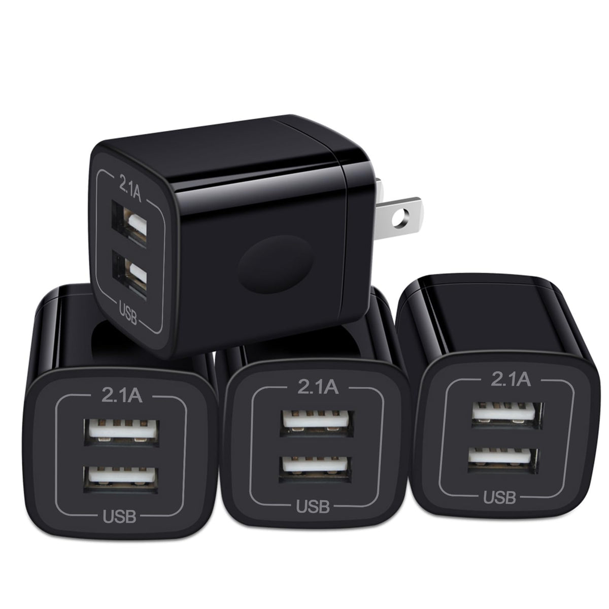 NonoUV dual-port USB charger delivering fast charging for two devices
