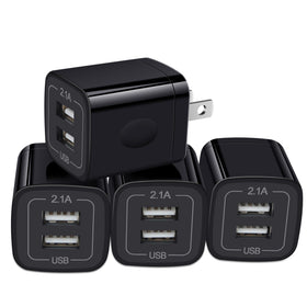 NonoUV dual-port USB charger delivering fast charging for two devices