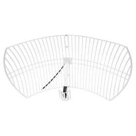 NooElec GOES parabolic antenna for strong GOES signal reception.