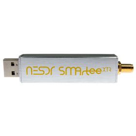 NooElec beside USB stick showing scale and low-profile design for tight USB-port setups