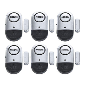 Noopel door alarm six-pack front view, compact security alert option.
