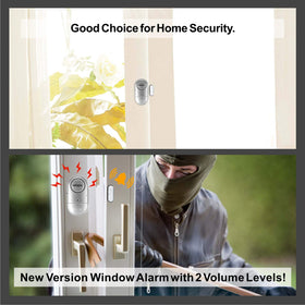 NOOPEL lifestyle shot on kitchen door showing child safety and household alert benefit