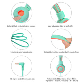 Noot products K11 on-ear cushions offer soft padding for gentle wear.