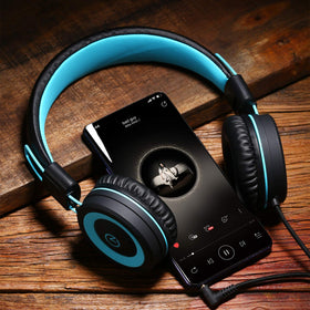noot products k11 on-ear headphones with cushioned fit for kids