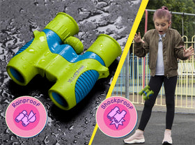 Noptix flexible eyecups detail protecting children's eyes during use