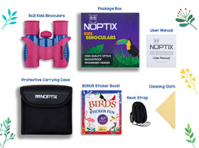 Noptix close-up of large focus wheel for easy child adjustments