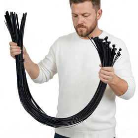 NORJIN 48-inch zip tie Heavy Duty securing cables indoors and outdoors