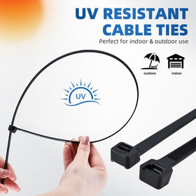 NORJIN UV-resistant zip tie for outdoor exposure and sun