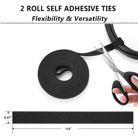 N NOROCME 100 nylon ties pack ready for fast, durable cable binding