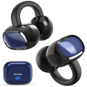 NoteSee front view showing open ear ring and lightweight comfort