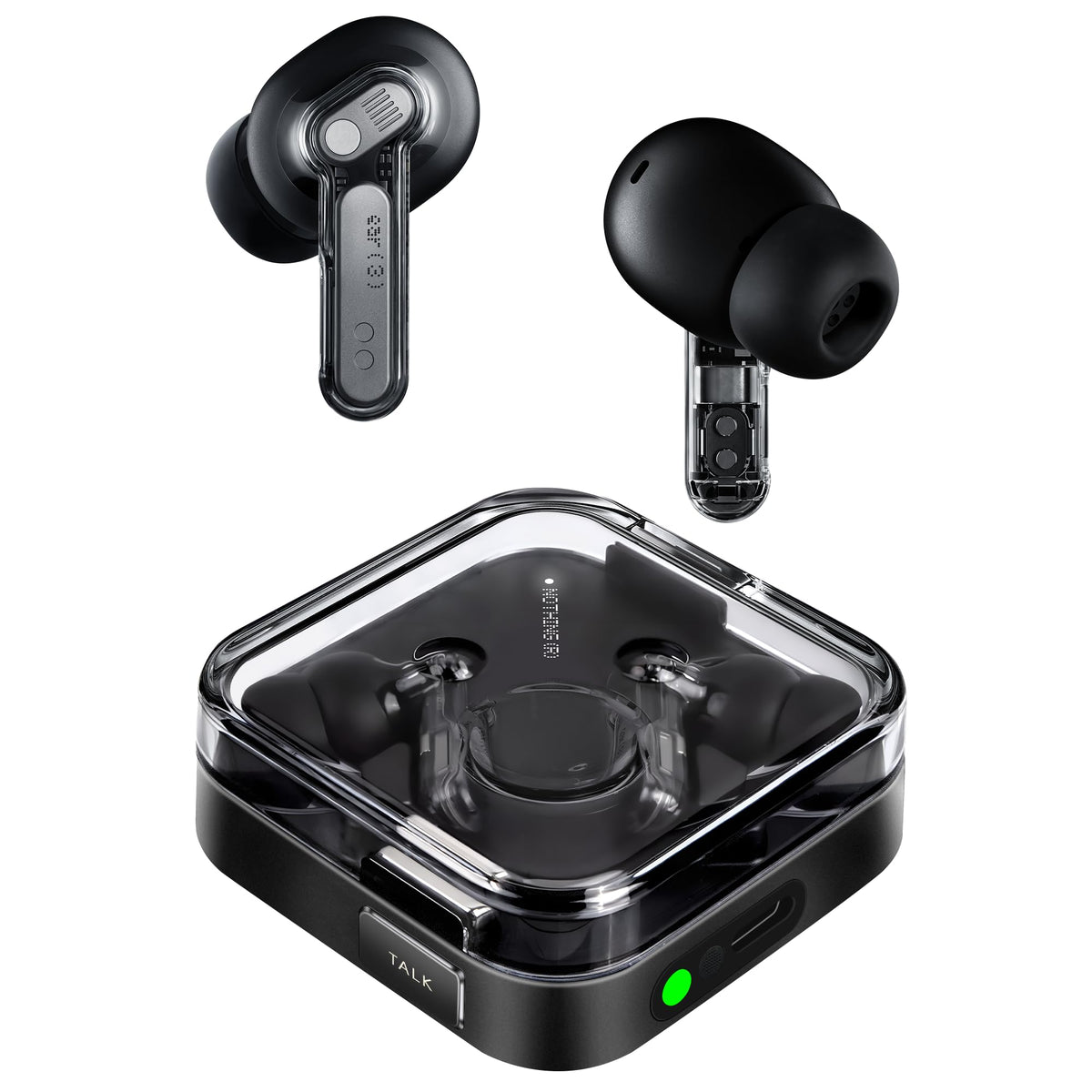 Nothing Ear (3) charging case with earbuds inside for travel