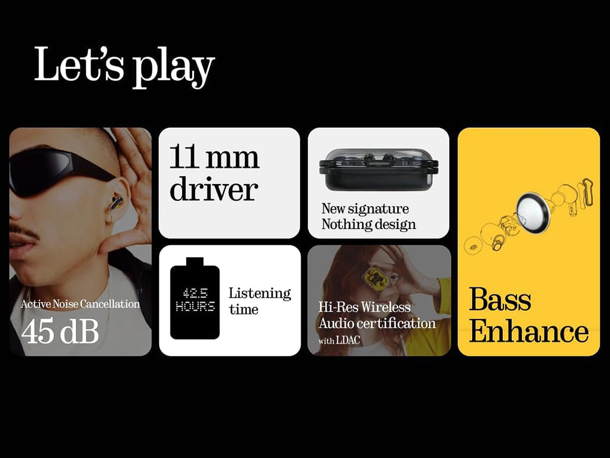 Nothing Ear (a) Clear Voice Technology improves call quality on the go