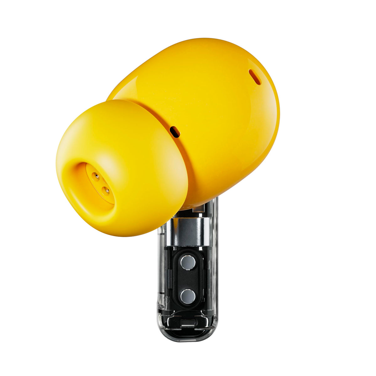Nothing Ear (a) six-mic array improves call clarity in windy environments