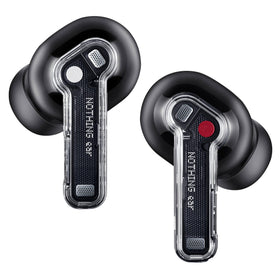 Nothing Ear Wireless Earbuds case front view, portable charging companion for on-the-go listening.