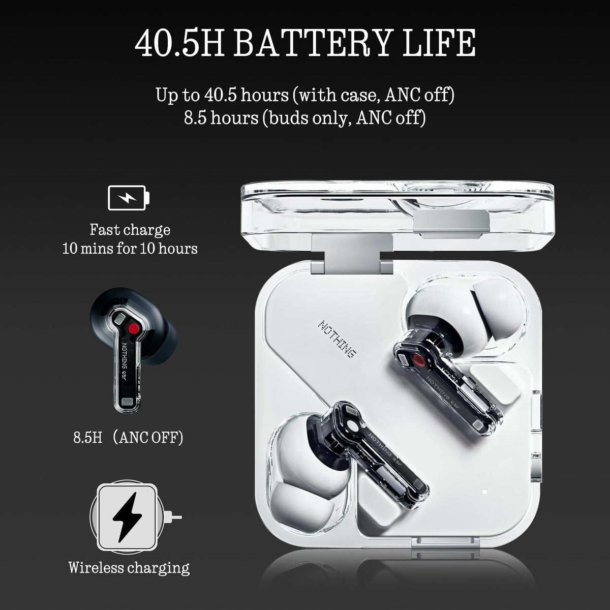 Nothing Ear wireless earbuds triple‑mic array captures clear calls
