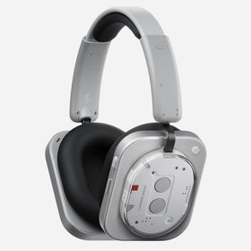Nothing Headphone 1 close-up showing hybrid ANC over-ear design for focused listening