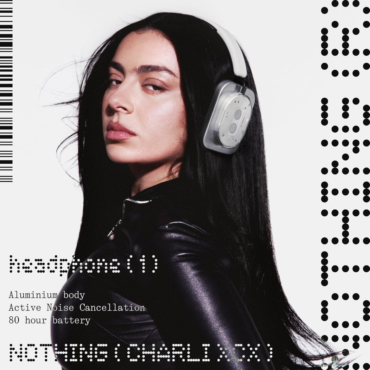 Nothing Headphone 1 logo and KEF tuning visual highlighting balanced sound