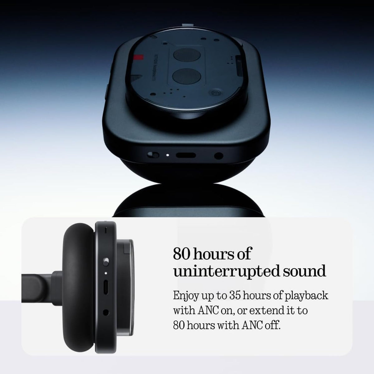Nothing Headphone 1 six mic array improves call clarity