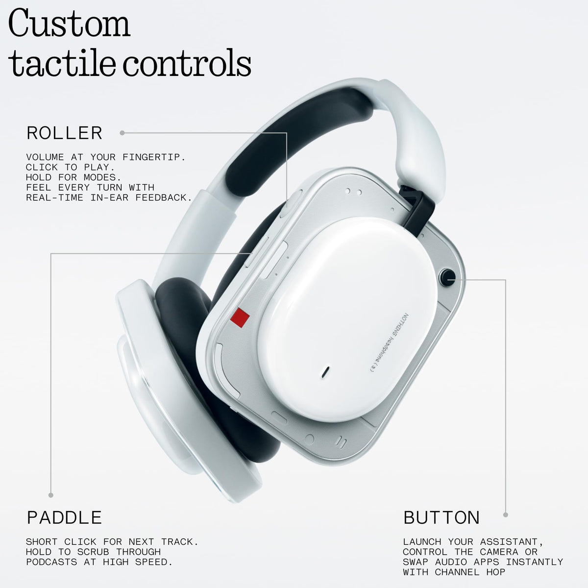 Nothing Headphone (a) paired with smartphone demonstrates stable Bluetooth connection.