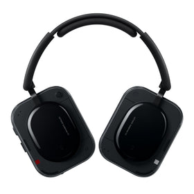 Nothing Headphone (a) front view shows sleek design for immersive listening.