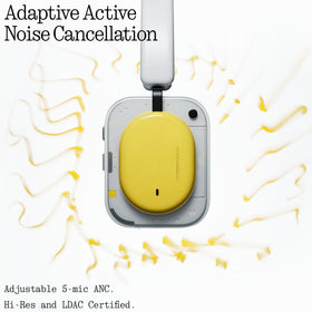 Nothing Headphone (a) over-ear battery-indicator shows remaining playtime at a glance.