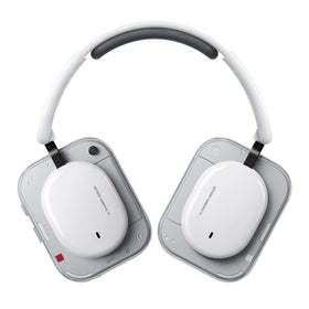 Nothing Headphone (a) over-ear front view highlighting sleek design and comfortable form.