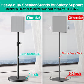 notiela thickened round base providing stability and safety for Sony HT-A9M2 speakers