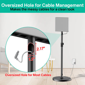notiela height adjustment knob detail enabling quick tool-free speaker positioning benefit