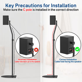 notiela scale comparison with speaker showing correct height and fit