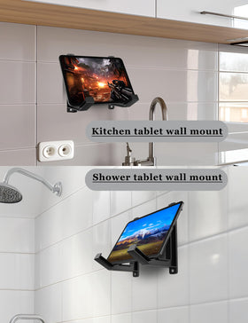 NOTMBESTM adjustable two-part bracket fits various sizes for flexible wall mounting.