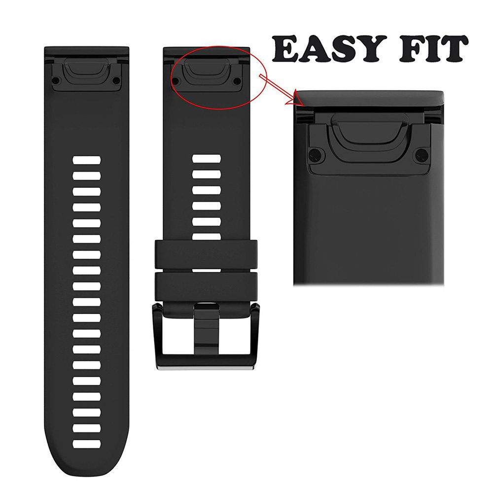 Notocity Fenix 26mm band with secure clasp for active workouts.