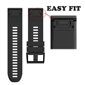 Notocity Fenix 26mm band with secure clasp for active workouts.