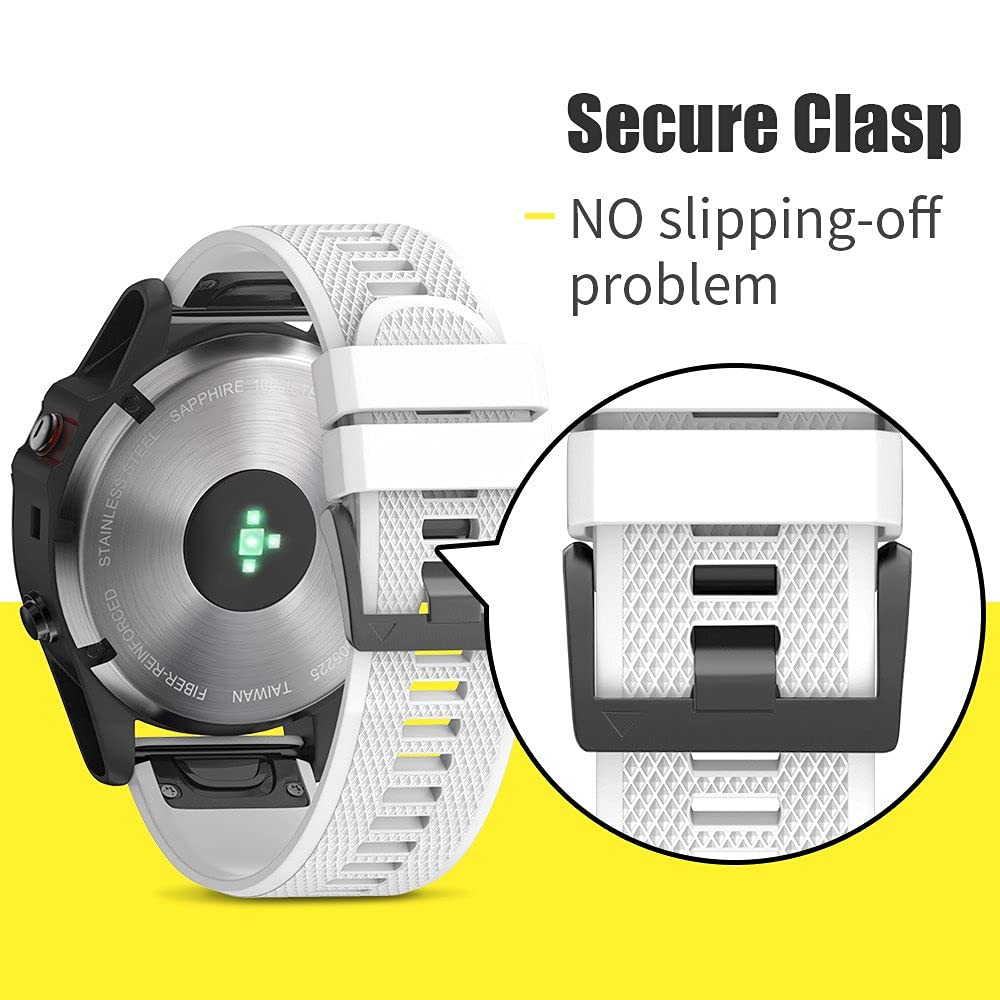 NotoCity Fenix 3 HR band delivers easy on/off daily use.