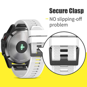 NotoCity Fenix 3 HR band delivers easy on/off daily use.