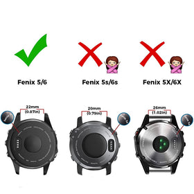 NotoCity Fenix 6 Pro fit-range close-up shows secure wrist fit.
