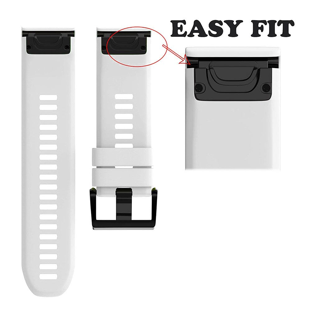 NotoCity Fenix 7X silicone strap offers comfortable wear during workouts.