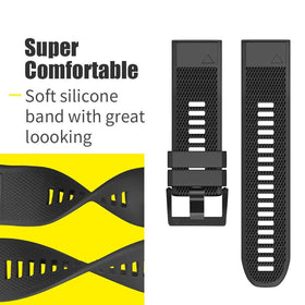 NotoCity silicone band designed for secure everyday wear and biking.