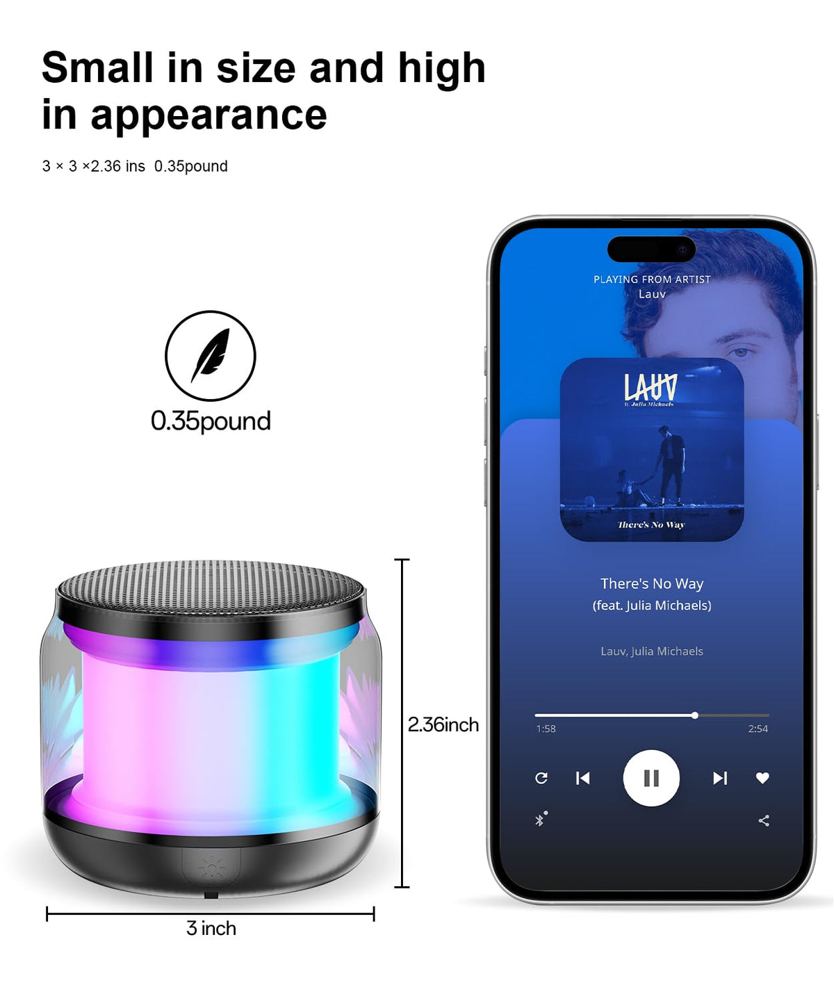 NOTOKA ambient light mode provides night-friendly ambiance
