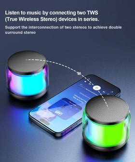NOTOKA compact-size speaker shown for pocket-friendly portability