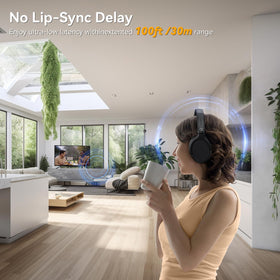 NOUUI ear cups with memory foam offer long-lasting comfort.