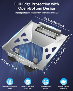 NovaKits Starlink Mini quick-release base enables fast, tool-free installation.