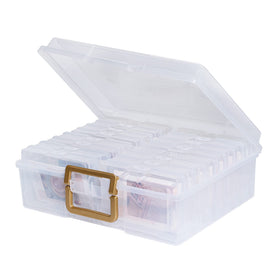 novelinks outer box front view showing clear storage and organized look