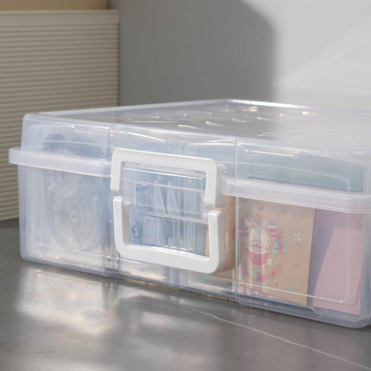 novelinks photo storage box with durable plastic for long lasting use