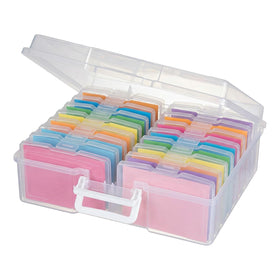 novelinks transparent 4x6 photo cases for organized memories and easy access