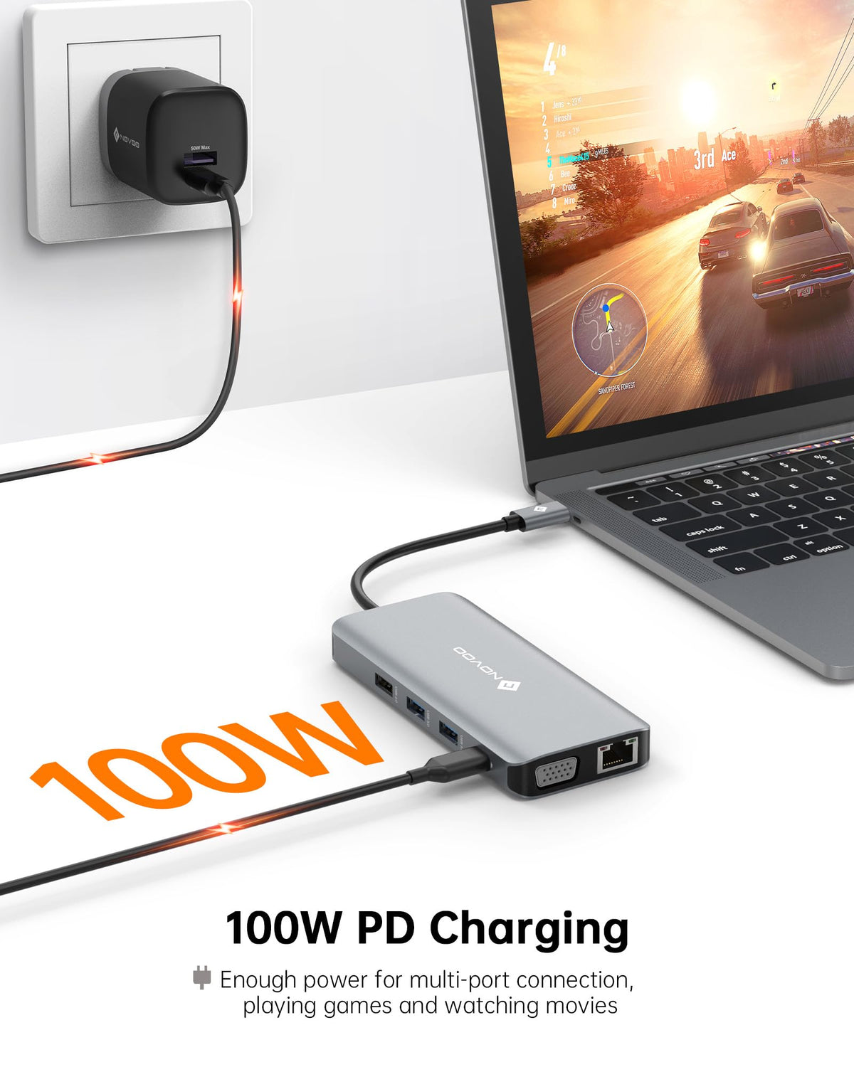 NOVOO SD and TF card reader with USB transfers for quick media import