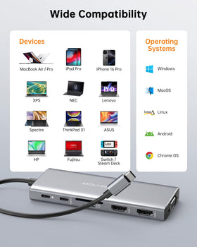 NOVOO box and included cable to demonstrate ready‑to‑use desktop expansion
