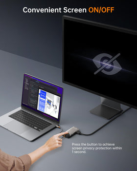 NOVOO USB-C hub USB-A ports for quick peripheral connections