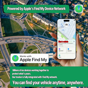 Novzix Find My integration on iOS for seamless location access.