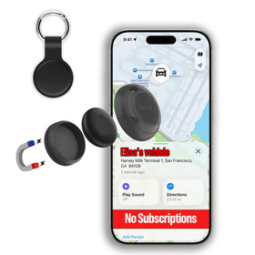 Novzix hidden GPS tracker with magnetic mount for discreet vehicle tracking.